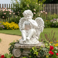 Angel Craft Figurines Garden Ornament Solar Lamp