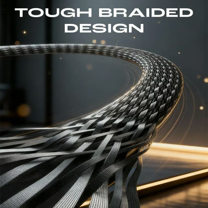 2-in-1 Invisible Stand Charging Cable ,240W Fast Charging Cord