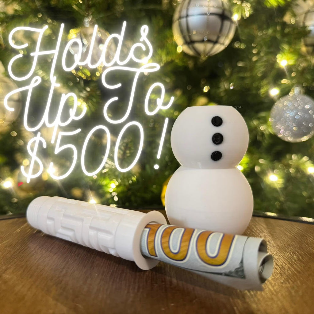 3D-Printed Snowman Puzzle Gift Box