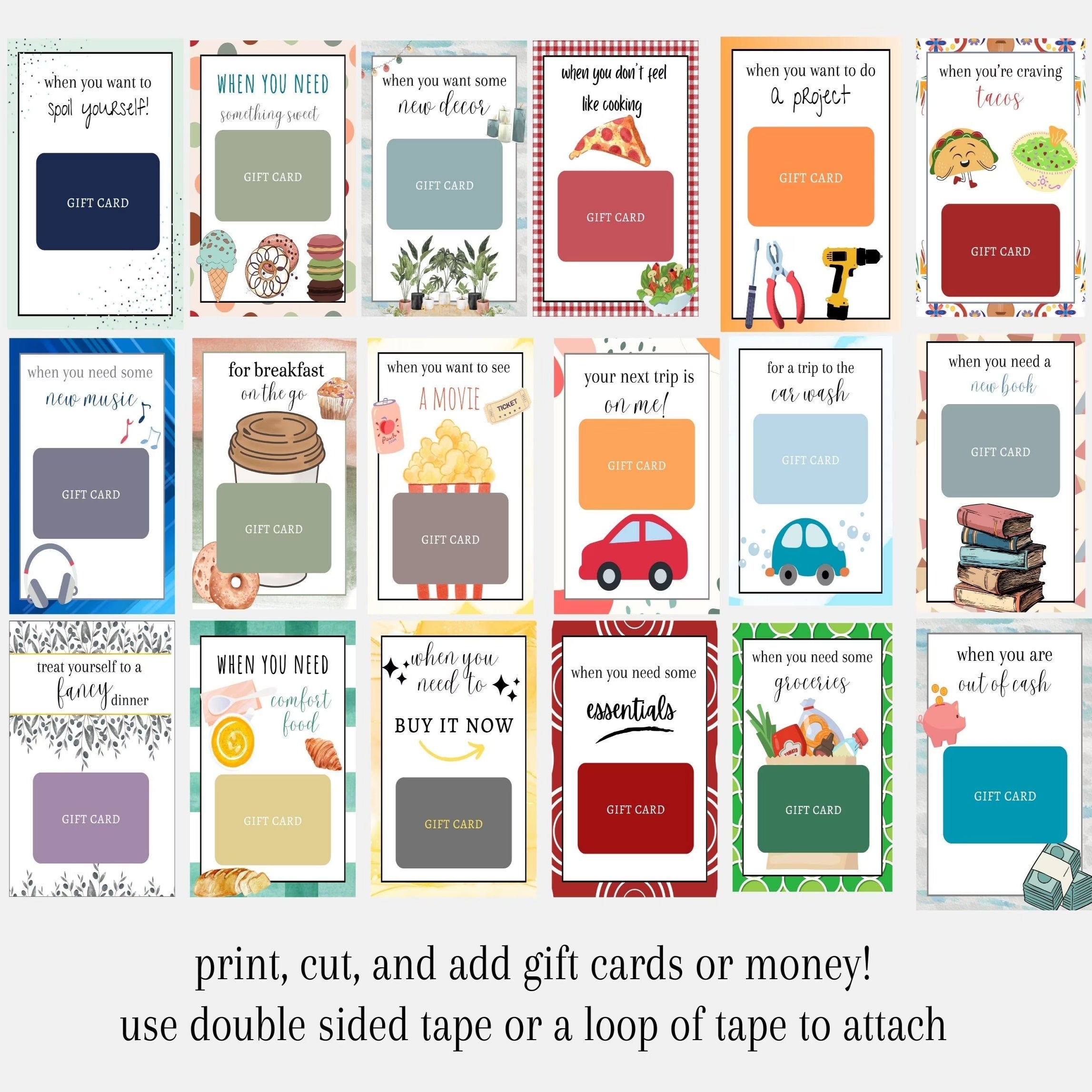 Christmas Gift Card Book