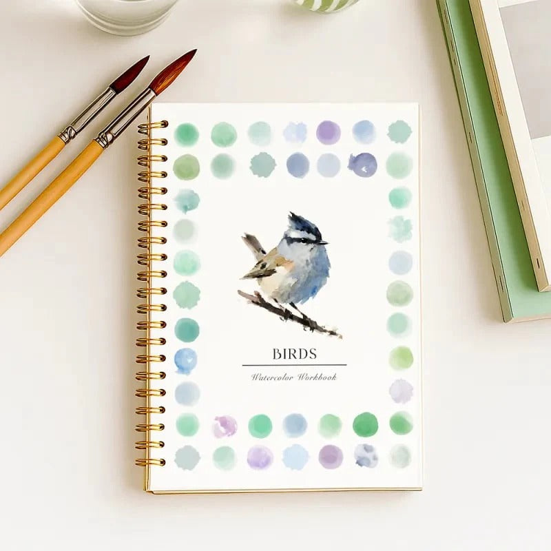 Beginner Watercolor Workbook Painting Kit